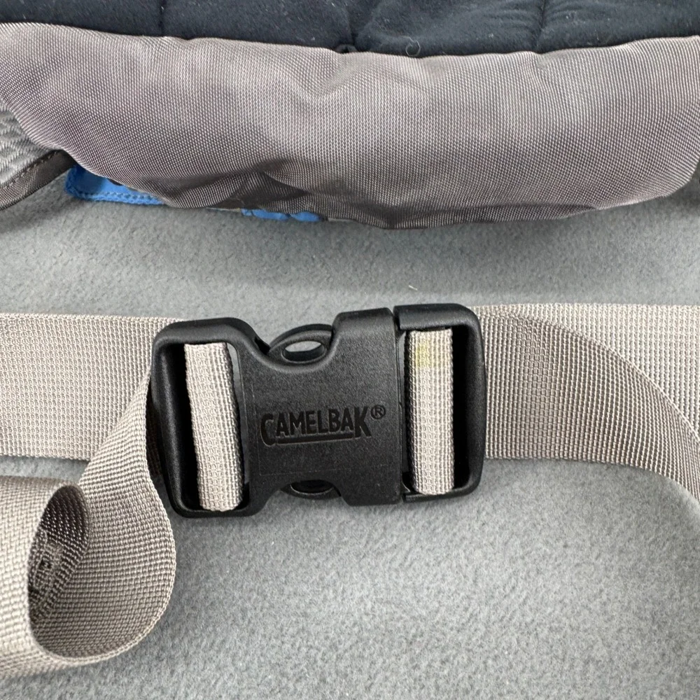 Vintage CamelBak FlashFlo Hydration Waist Pack Blue Hiking Fanny Bag No Bladder